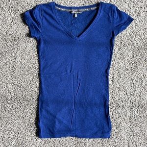 Victoria’s Secret Lace Back Short Sleeve Shirt - Size XS